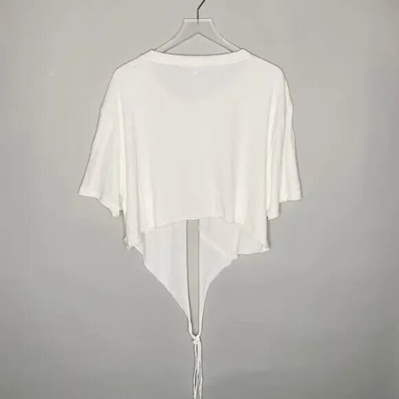 BUNDLE 2 x Urban Outfitters Out From Under Kora Wrap Tee | White & Black - Picture 6 of 7